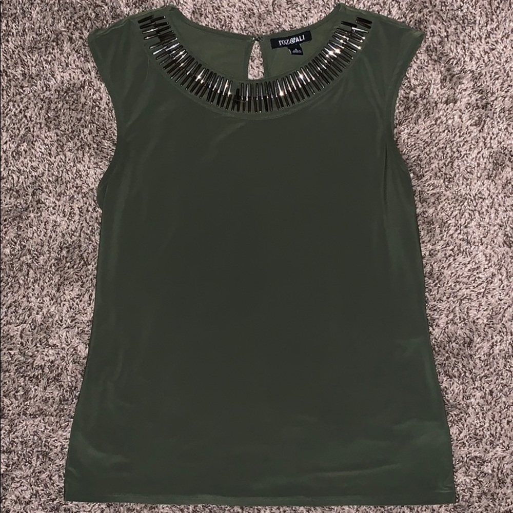 Olive green work top